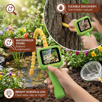 Kids Exploration Camera – Underwater & Nature Discovery Toy with Screen & Light