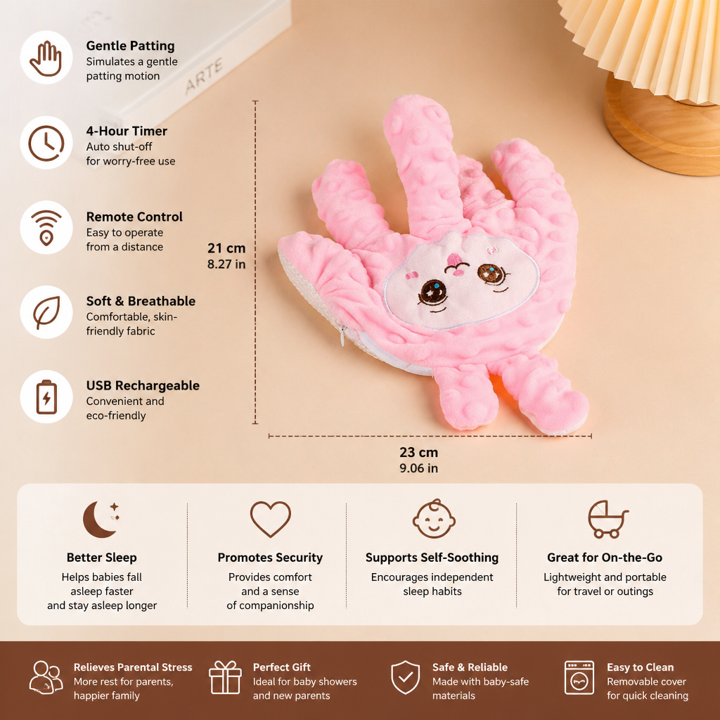 Baby Sleep Aid with Gentle Patting Function – Supports Calm and Independent Sleep