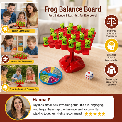 Frog Balance Board – Skill-Building Family Game