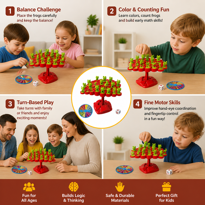 Frog Balance Board – Skill-Building Family Game