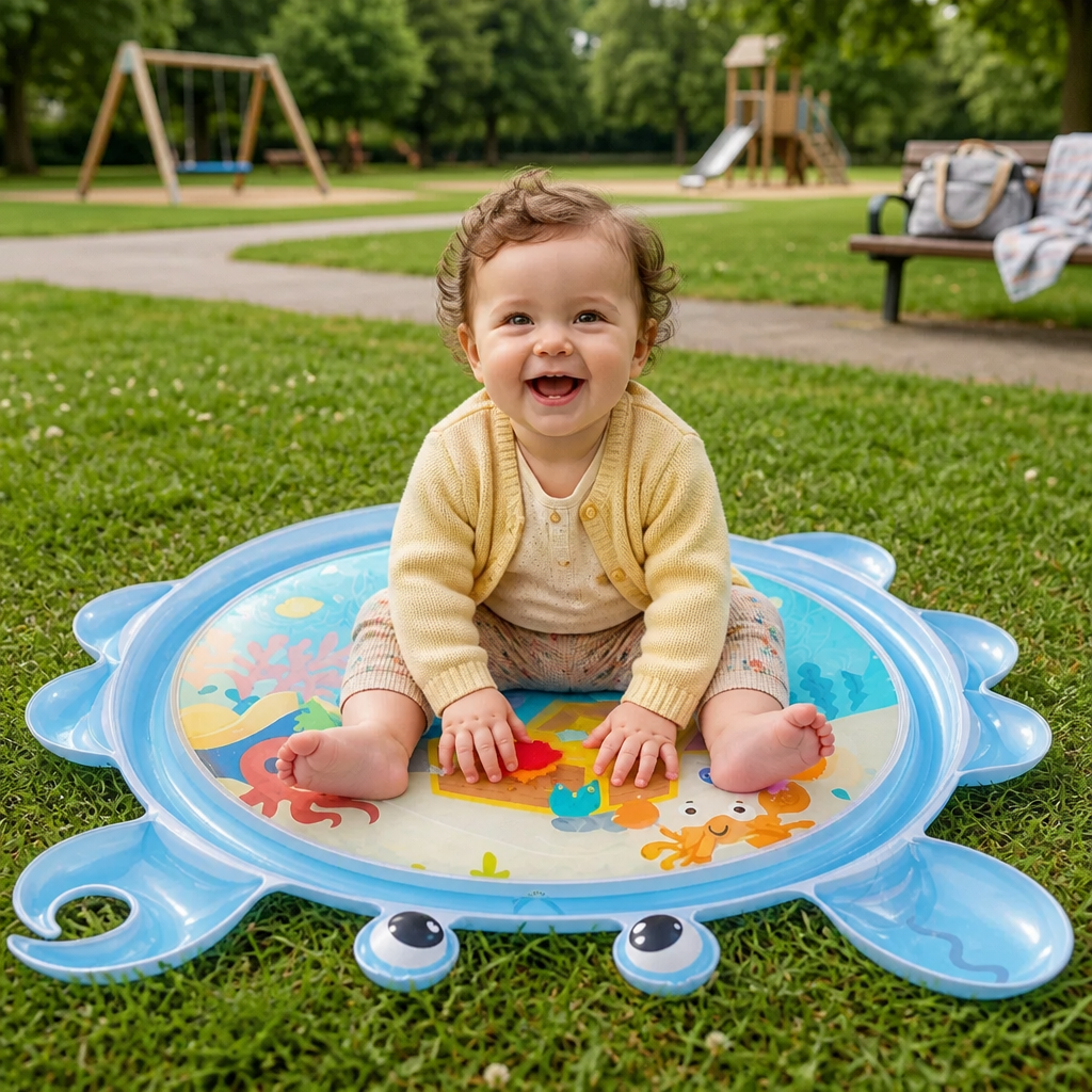 2in1 Interactive Tummy Time Toy & Play Mat
