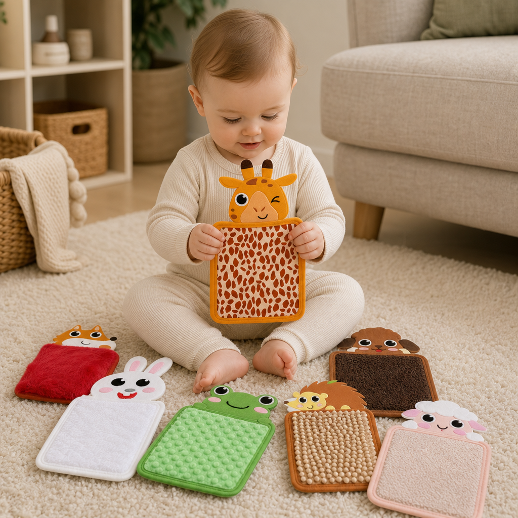 Tactile Animal Cushions (Set of 8)