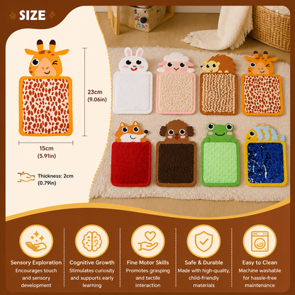 Tactile Animal Cushions (Set of 8)