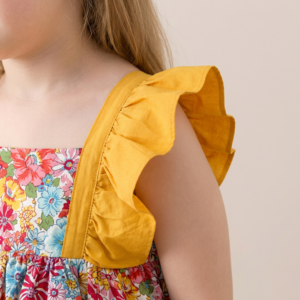 Wildflower Garden Dress Set & Hat