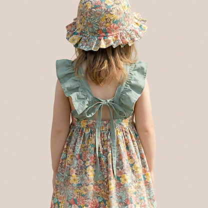 Wildflower Garden Dress Set & Hat