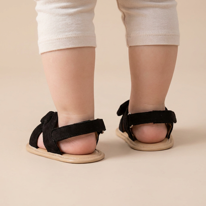Knotted Cross-Strap Sandals