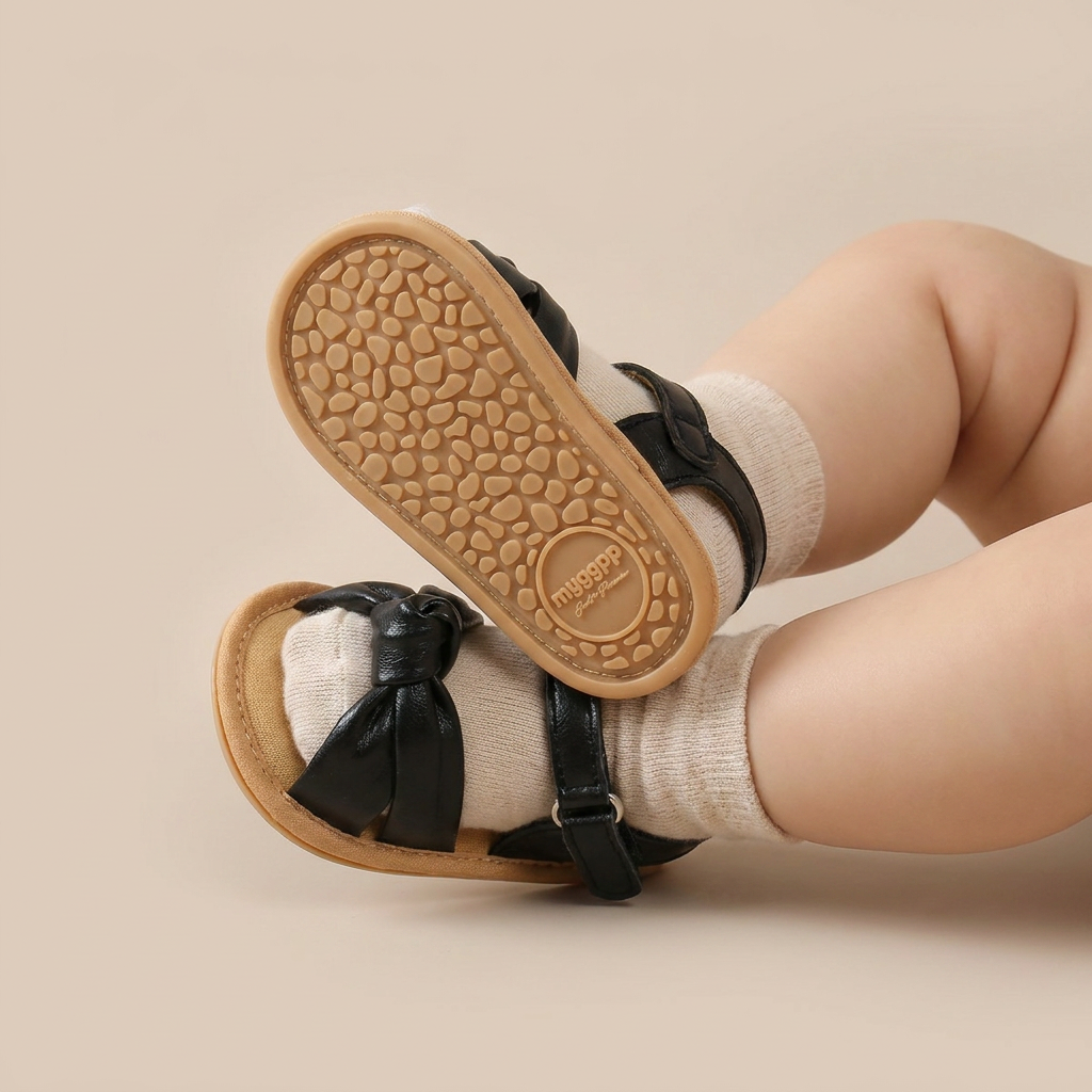 Wide Bow Strap Sandals
