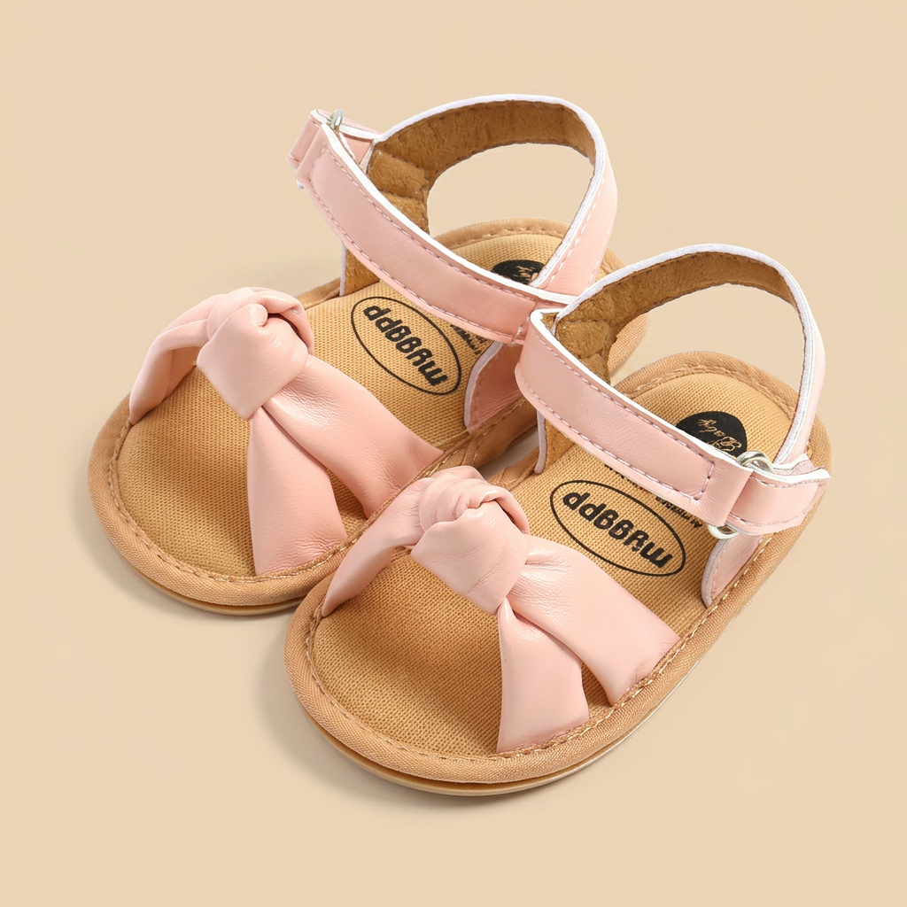 Wide Bow Strap Sandals