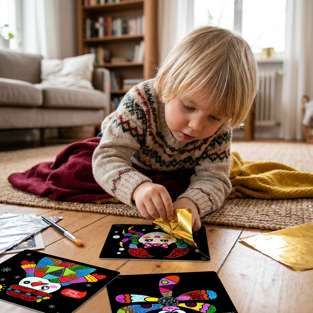 DIY Foil Art Craft Kit for Kids