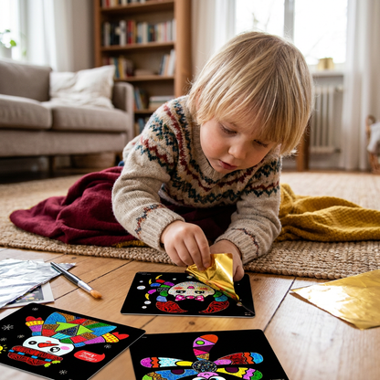 DIY Foil Art Craft Kit for Kids