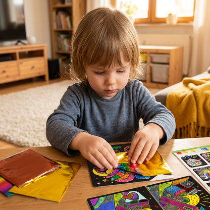 DIY Foil Art Craft Kit for Kids