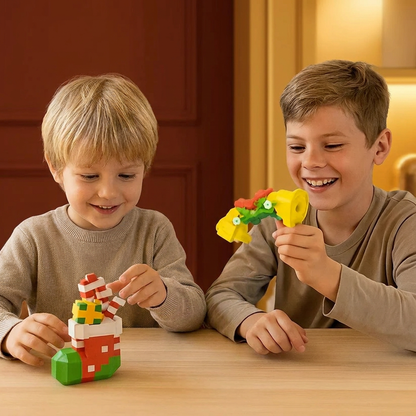 Building block Christmas figures – fun for the whole family