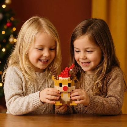 Building block Christmas figures – fun for the whole family