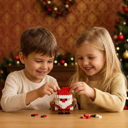 Building block Christmas figures – fun for the whole family