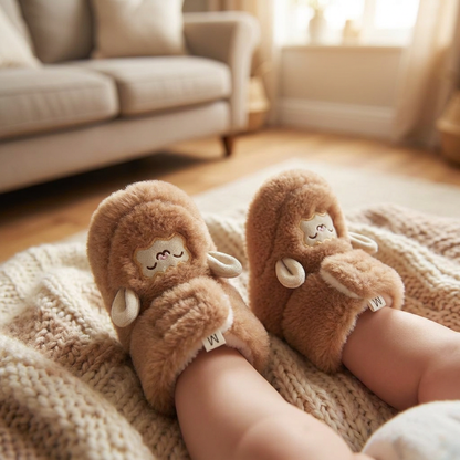 Warm & Cozy Fleece-Lined Baby Booties with Soft Non-Slip Soles