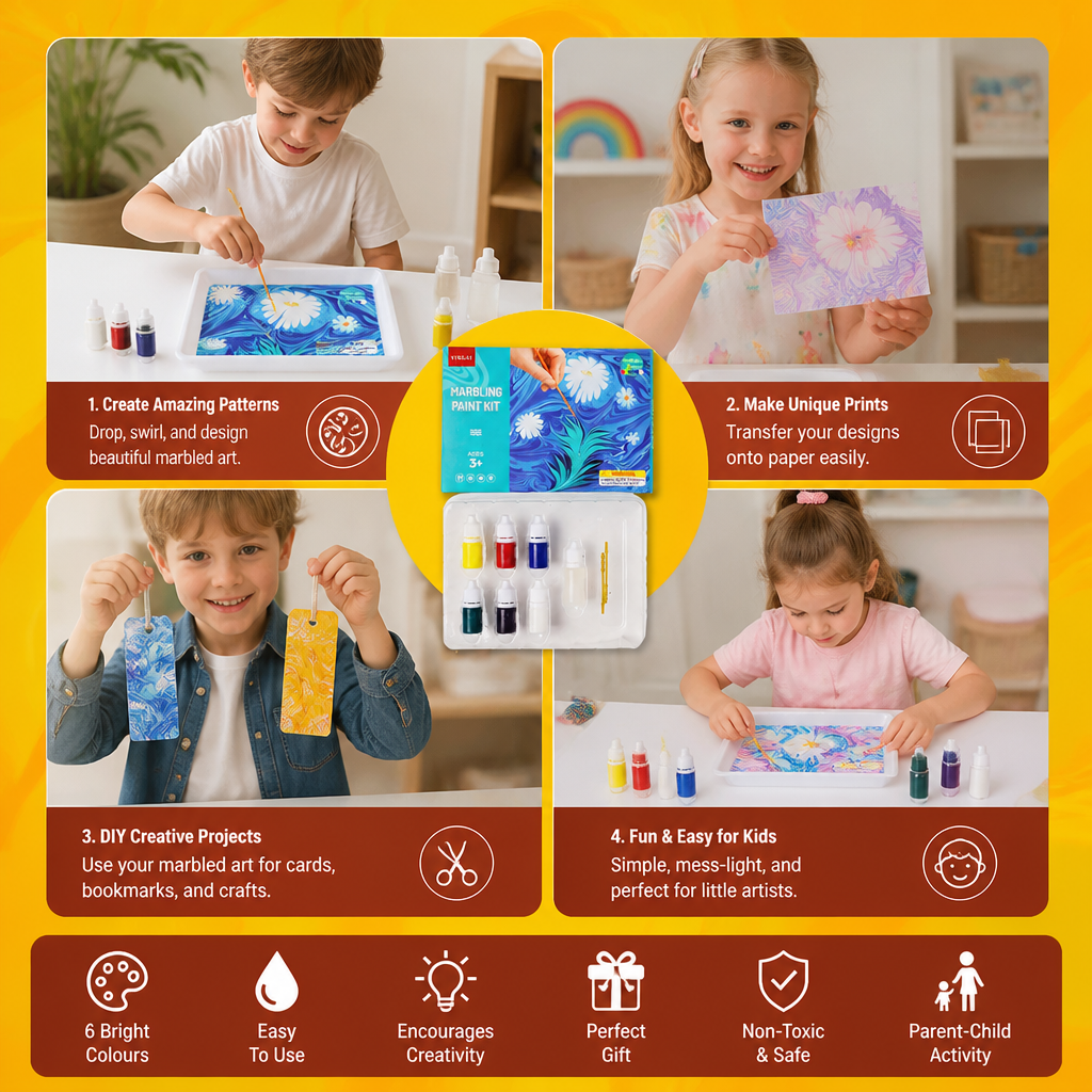 Creative Marbling Paint Set