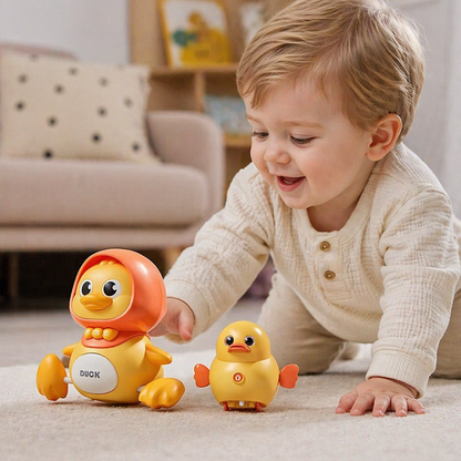 Musical Duck Family Crawling & Learning Toy for Babies
