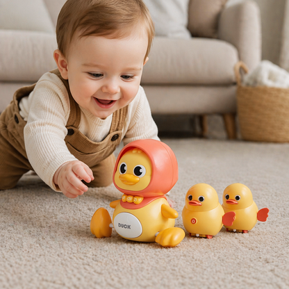Musical Duck Family Crawling & Learning Toy for Babies