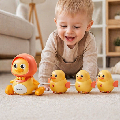 Musical Duck Family Crawling & Learning Toy for Babies