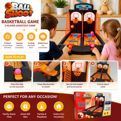 2-Player Basketball Shootout Game