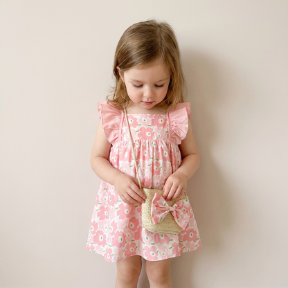 Sunny Bloom Dress Set & Bag