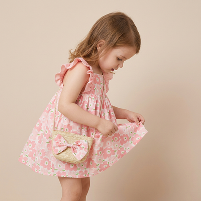 Sunny Bloom Dress Set & Bag