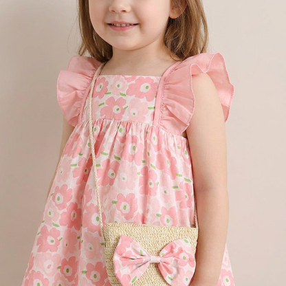 Sunny Bloom Dress Set & Bag