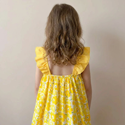 Sunny Bloom Dress Set & Bag