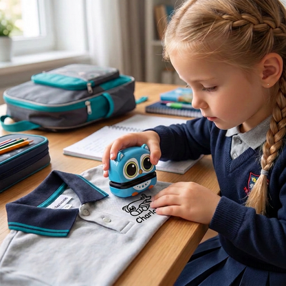 Personalized Kids’ Permanent Name Stamp for Clothing & School Supplies