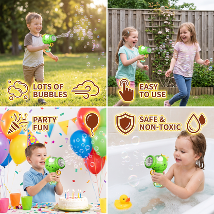 Cute Automatic Bubble Machine – Electric Bubble Blower for Kids