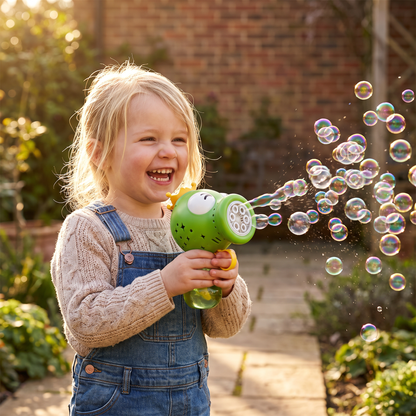 Cute Automatic Bubble Machine – Electric Bubble Blower for Kids