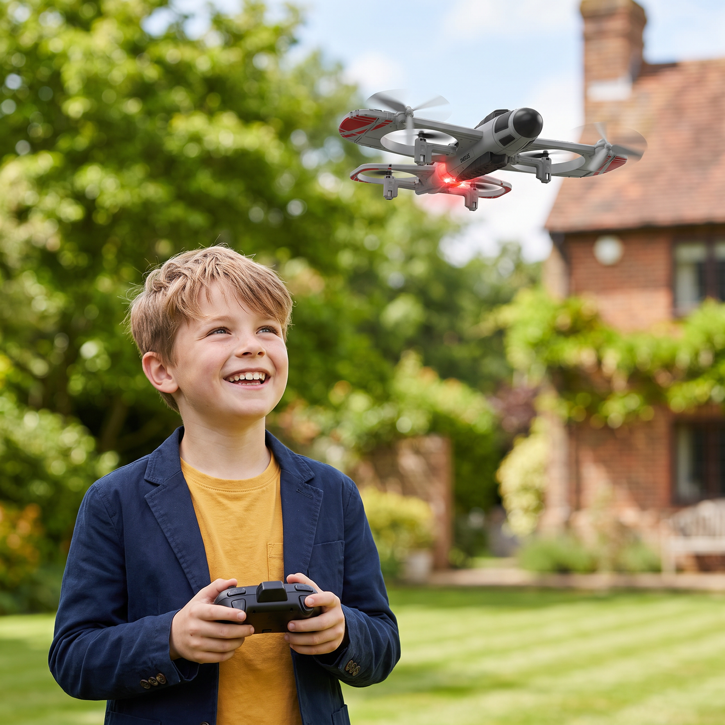 2-in-1 Remote Control Fighter Jet & Drone Toy