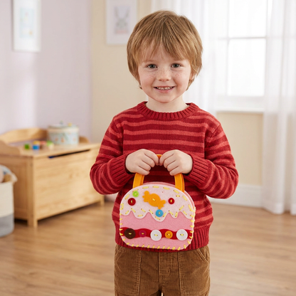 DIY Cute Felt Handbag Sewing Craft Kit for Kids