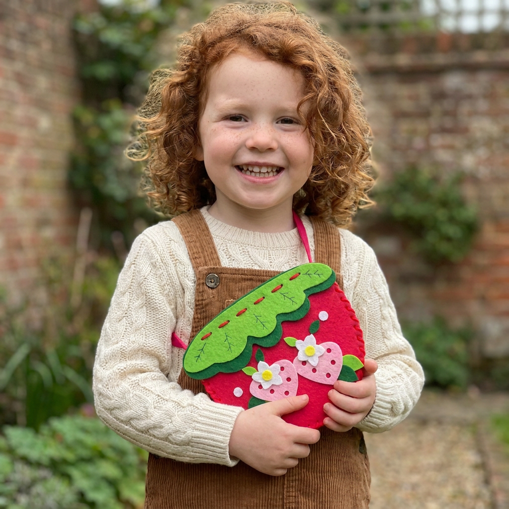 DIY Cute Felt Handbag Sewing Craft Kit for Kids