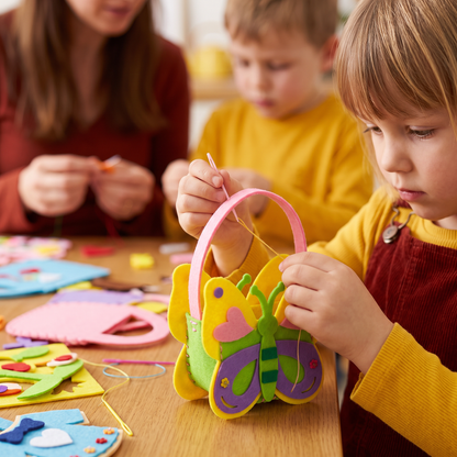 DIY Cute Felt Handbag Sewing Craft Kit for Kids