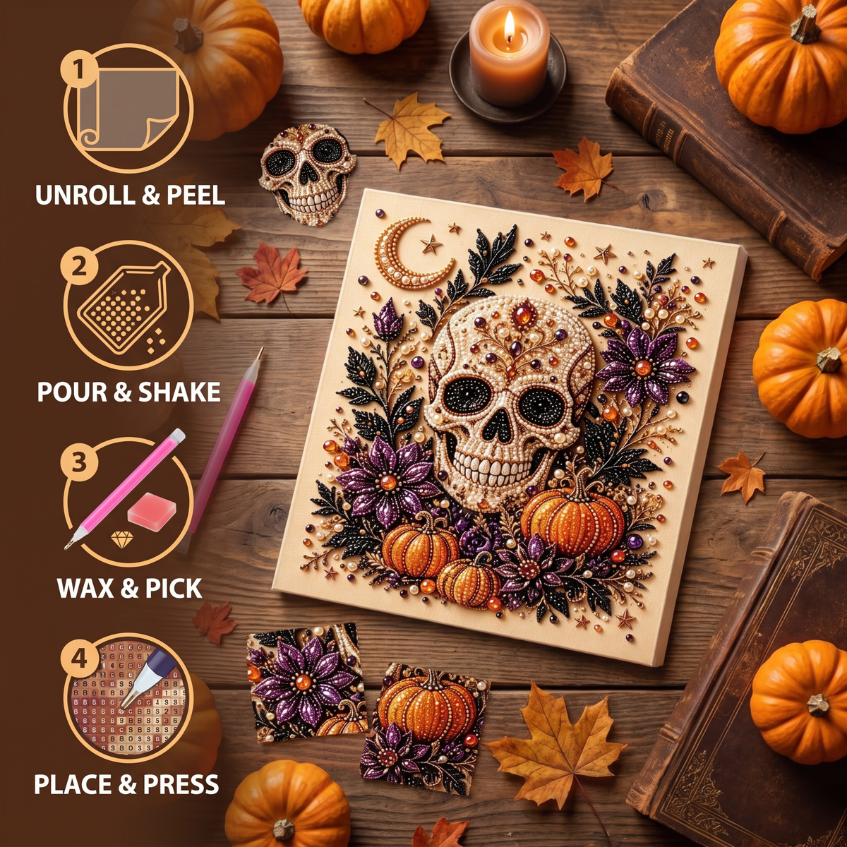 DIY Halloween Diamond Painting Kit