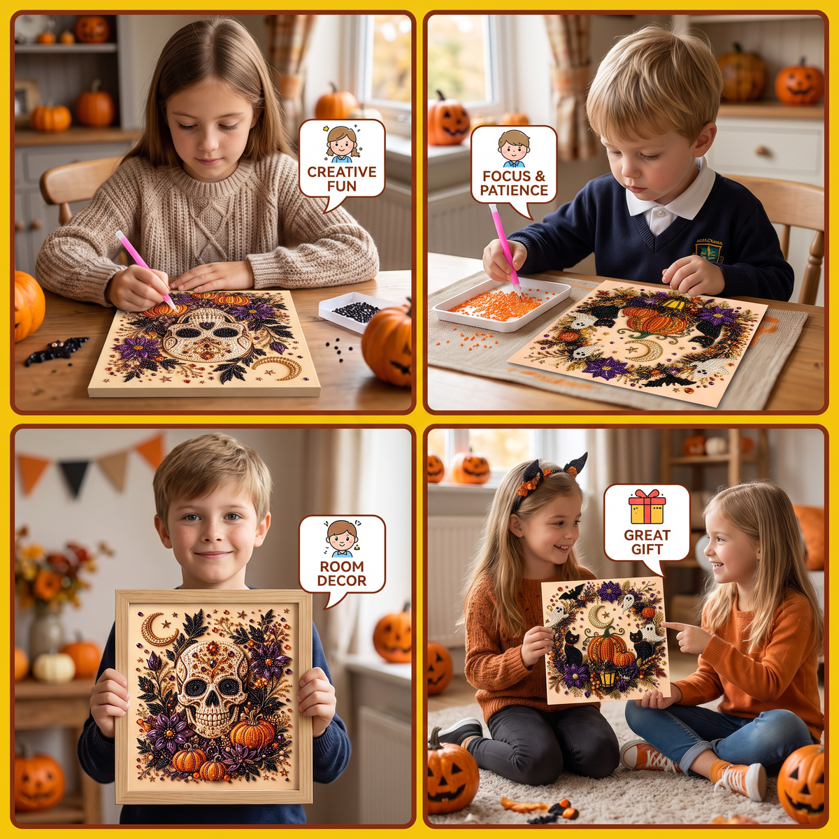 DIY Halloween Diamond Painting Kit