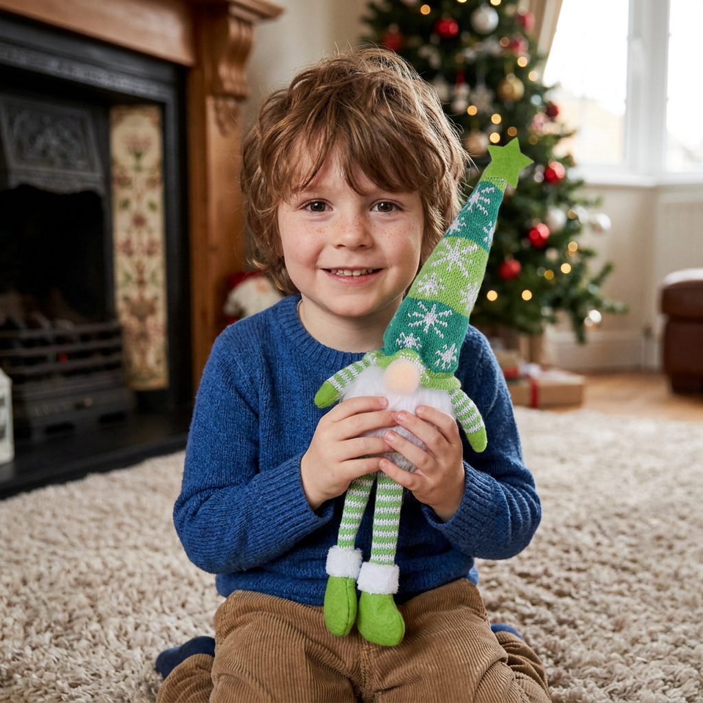 LED Light-Up Christmas Gnome Decorations