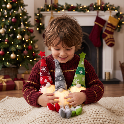 LED Light-Up Christmas Gnome Decorations