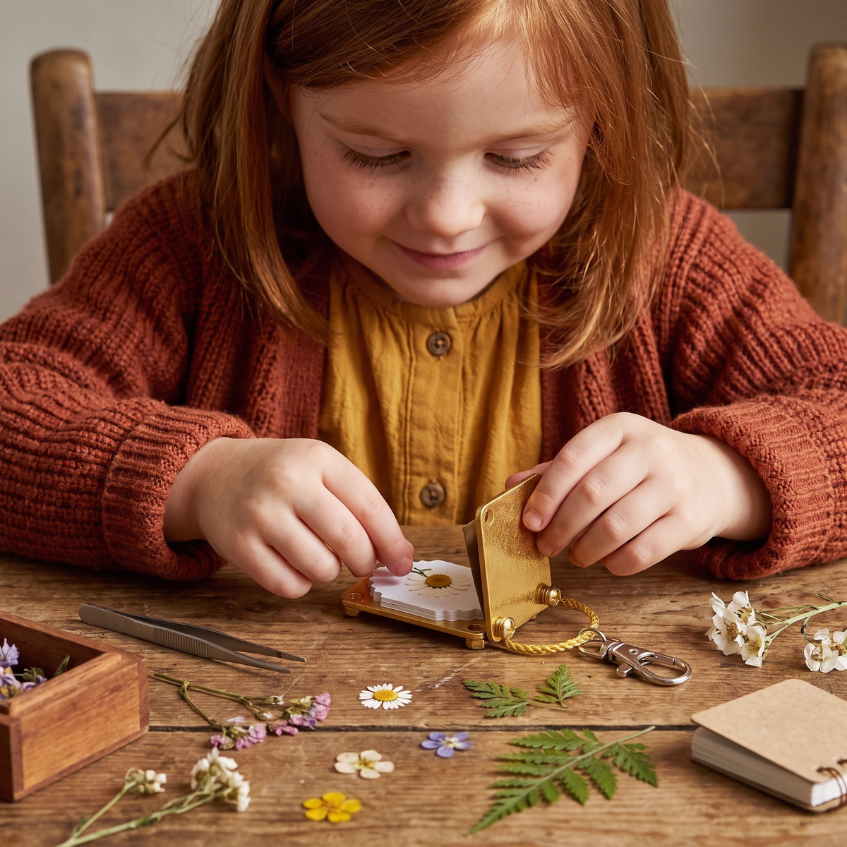 Mini Metal Flower Press Kit for DIY Dried Flower Crafts