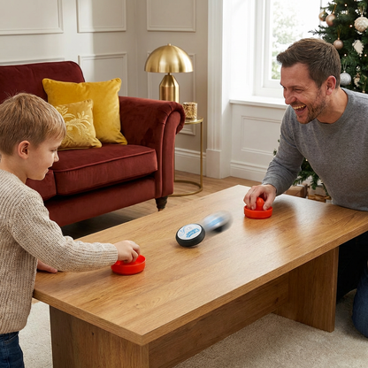 Mini Air Hockey Table Game for Kids – Reaction Game with Pucks