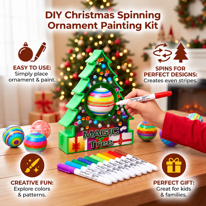 DIY Christmas Spinning Ornament Painting Kit