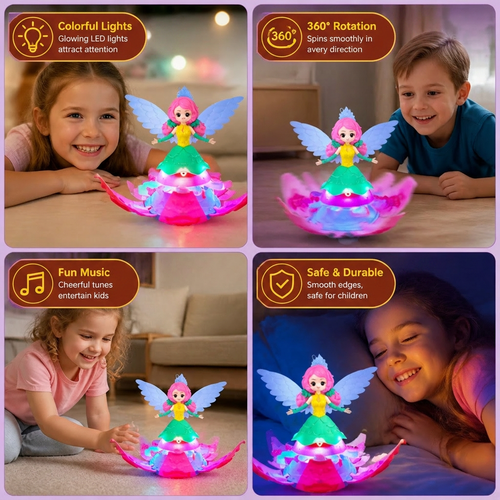 Light Up Fairy Princess Dance Toy