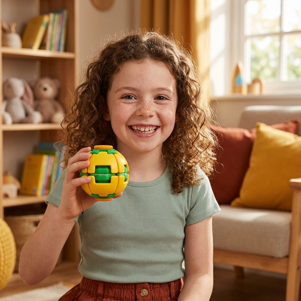 Rotating Decompression Fidget Ball