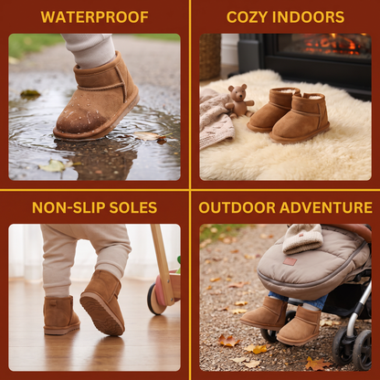 Cozy Waterproof Winter Boots with Non-Slip Soles