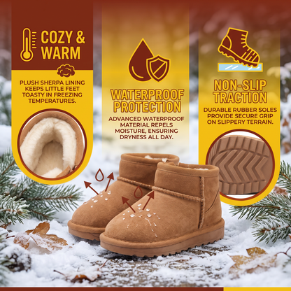 Cozy Waterproof Winter Boots with Non-Slip Soles