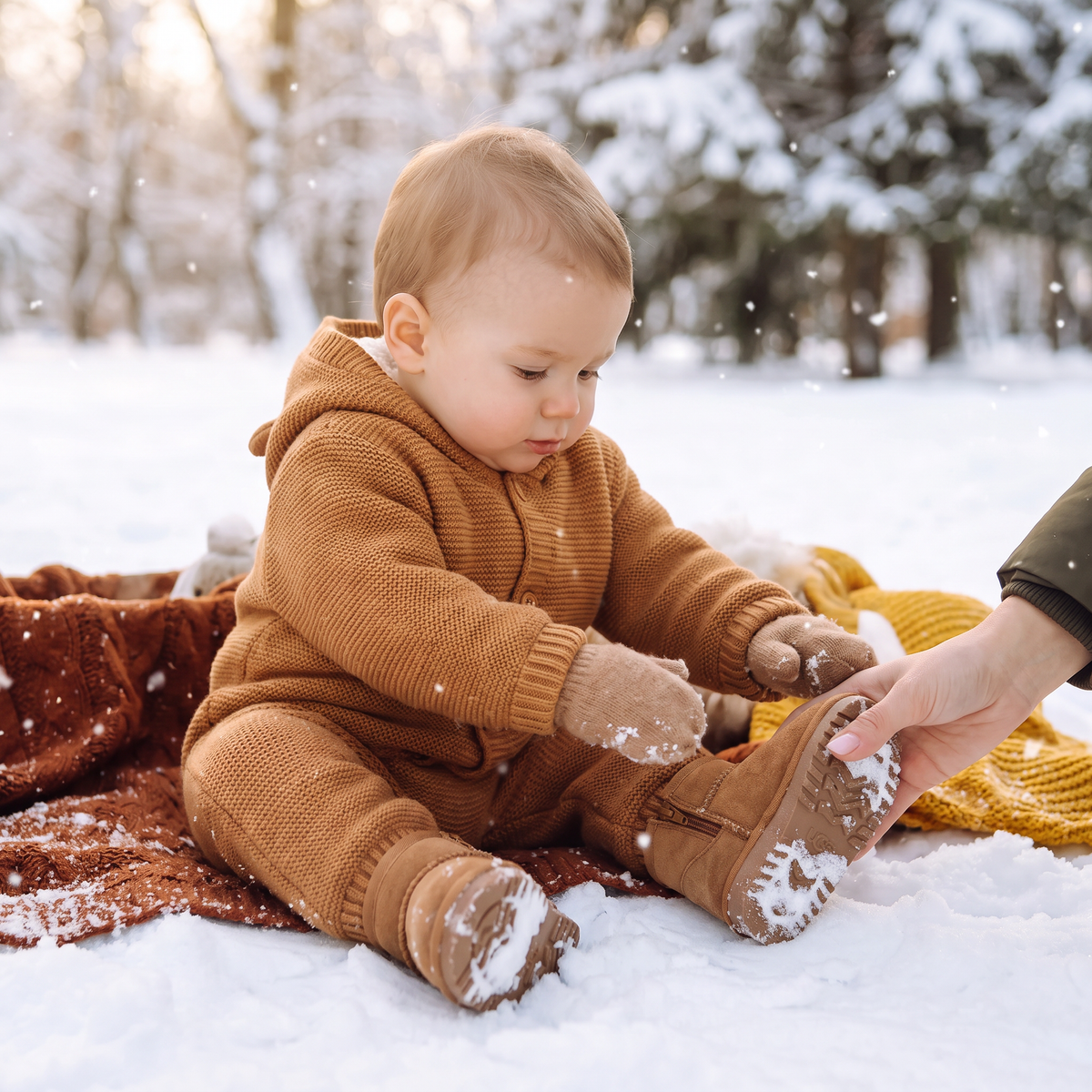 Cozy Waterproof Winter Boots with Non-Slip Soles