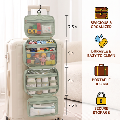 Family Travel Organizer Bag for Toys & Everyday Essentials