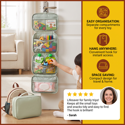 Family Travel Organizer Bag for Toys & Everyday Essentials