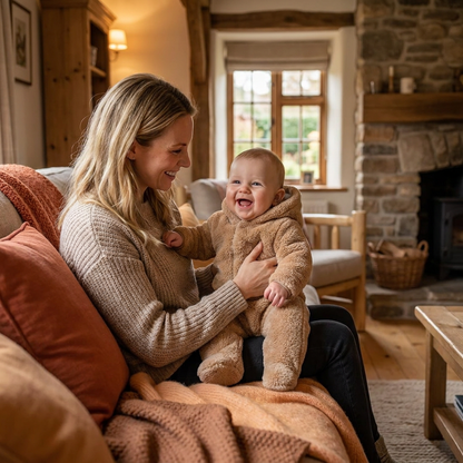 Soft & Cozy Baby Bear Hooded Jumpsuit